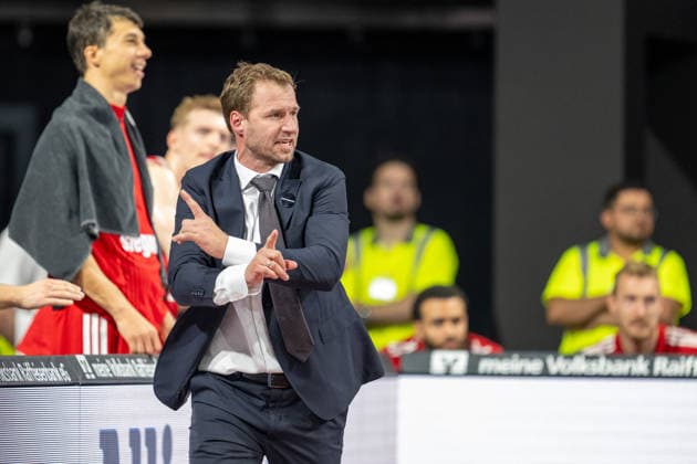 Head Coach Anton Gavel, FC Bayern Basketball; FC Bayern Basketball vs. BMA365 Bamberg Baskets; BBL; Matchday 1; September 20, 2026; Munich, Bavaria, Germany Copyright: xkolbert-press UlrichxGamelx