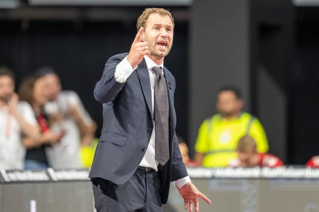 Head Coach Anton Gavel, FC Bayern Basketball; FC Bayern Basketball vs. BMA365 Bamberg Baskets; BBL; Matchday 1; September 20, 2026; Munich, Bavaria, Germany Copyright: xkolbert-press UlrichxGamelx