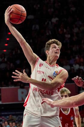 German Basketball Bundesliga (BBL), FC Bayern Munich Basketball vs. BMA365 Bamberg Baskets, Munich FC Bayern Basketball, Bamberg Baskets MBA365, September 20, 2026, at BMW Park in Munich, Richard Balint, BMA365 Bamberg Baskets, Point Guard (PG) No. 11, BAM11, Sportworld, Munich, BMW Park, Bayern, Germany