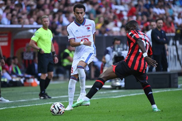 FOOTBALL : OGCN VS LOSC - Ligue 1 McDonald s - 20 09 2026 Ethan MbappÃ (LOSC) - Ligue 1 McDonald™s match between OGC Nice and LOSC on September 20, 2026 at the Allianz Riviera Stadium in Nice. NiceFrance  Copyright: xWilliamxCannarellax