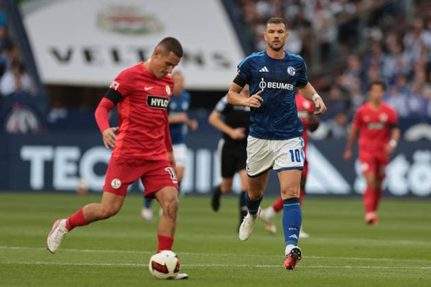 Edin Dzeko, FC Schalke 04, during the Bundesliga match between FC Schalke 04 and SV Elversberg in the 2026–27 season. Copyright Thomas Pakusch Copyright: Thomas Pakusch