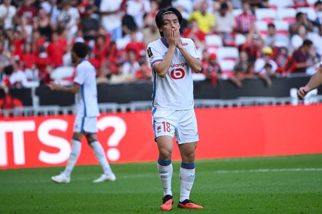 FOOTBALL : OGCN VS LOSC - Ligue 1 McDonald s - 20 09 2026 Ayase Ueda (LOSC) - Ligue 1 McDonald™s match between OGC Nice and LOSC on September 20, 2026 at the Allianz Riviera Stadium in Nice. NiceFrance  Copyright: xWilliamxCannarellax