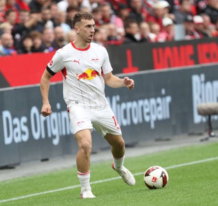September 20, 2026 Soccer GER 2026–2027 Season 1. Bundesliga Matchday 4 Bayer 04 Leverkusen vs. RB Leipzig Brajan Gruda 10 RBL in Action DFL REGULATIONS PROHIBIT ANY USE OF PHOTOGRAPHS AS IMAGE SEQENCES AND OR QUASI-VIDEO 1 Soccer Bundesliga September 20, 2026 Soccer GER Season 2026–2027 1. Bundesliga Matchday 4 Bayer 04 Leverkusen vs. RB Leipzig