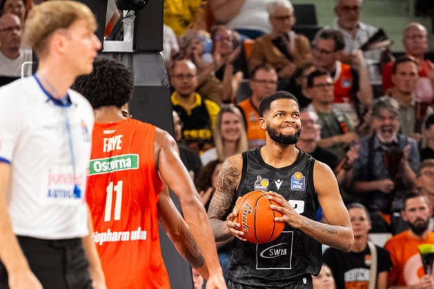 easyCredit BBL Ratiopharm Ulm vs. MHP RIESEN Ludwigsburg September 20, 2026, Ulm, GERMANY September 20, 2026 David Joplin MHP RIESEN Ludwigsburg, 2 during the game between Ratiopharm Ulm and MHP RIESEN Ludwigsburg on Matchday 1 of the easyCredit BBL at the ratiopharm Arena Ulm Copyright: xBEAUTIFULxSPORTS Steinx