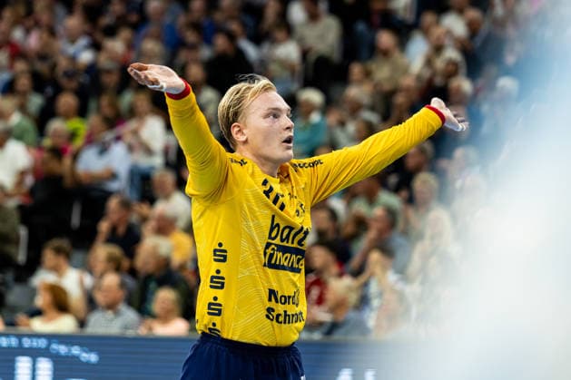 Opel HBL SG Flensburg Handewitt vs. Handball Club Hamburg, September 26, 2020; Simon Möller, No. 30, SG Flensburg Handewitt; Opel HBL SG Flensburg Handewitt vs. Handball Club Hamburg, GGW Arena, September 26, 2020 Copyright: xBEAUTIFULxSPORTS MarioxM.xKobergx