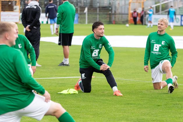 Soccer, Northeast Regional League: BSG Chemie Leipzig vs. Chemnitzer FC, September 20, 2026; Valon Aliji, 14, Chemie Leipzig during warm-ups; Soccer practice; Northeast Regional League; 2026–2027 season; Matchday 10: BSG Chemie Leipzig vs. Chemnitzer FC on September 20, 2026, at Alfred Kunze Sportpark, Leipzig-Leutzsch Copyright: xBEAUTIFULxSPORTS JanxKaeferx