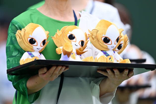 HONOHON, SEPTEMBER 20, 2026 Soft Tennis : Women s team Award ceremony at Nagoya City Higashiyama Park Tennis Center during the Asian Games Aichi-Nagoya 2026 in Aichi, Japan.  aflo_349546637 KenjiroxMatsuox