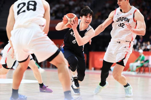 Junghyun Lee (KOR), SEPTEMBER 20, 2026 - Basketball : Men s Final between Japan - South Korea at Aichi International Arena during the Asian Games Aichi-Nagoya 2026 in Aichi, Japan.  aflo_349547598 KyoxKikuchix