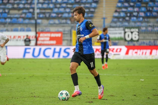 Masca SV Waldhof Mannheim, 11th Soccer 3rd Division, Matchday 7, SV Waldhof Mannheim vs. SC Preußen Münster on September 20, 2026, at Carl Benz Stadium in Mannheim, Germany 2026 Franz Reindel Mannheim Carl Benz Stadium Germany Copyright: xFranzxReindelx