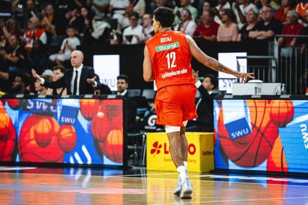 Neu Ulm, Germany, September 20, 2026 Michael Rataj of ratiopharm Ulm gestures during the Basketball Bundesliga game between ratiopharm Ulm and MHP Riesen Ludwigsburg at the ratiopharm Arena on September 20, 2026, in Neu Ulm, Germany. Photo by Harry Langer, DeFodi Images. ratiopharm Arena, Germany, September 26, 2026. Michael Rataj of ratiopharm Ulm gestures during the Basketball Bundesliga game between ratiopharm Ulm and MHP Riesen Ludwigsburg in Neu Ulm on September 20, 2026 at the ratiopharm Arena, Germany. Photo by Harry Langer, DeFodi Images. Photo by Harry Langer, DeFodi Images