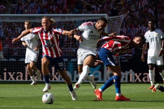 September 20, 2026, Madrid, Madrid, Spain: KYLIAN MBAPPE of Real Madrid CF during the Spanish league football match between Club Atletico de Madrid and Real Madrid CF at Riyadh Air Metropolitano in Madrid, Spain, on September 20, 2026. Madrid Spain - ZUMAd308 20260920_zsp_d308_020 Copyright: xJuanxCarlosxLucasx