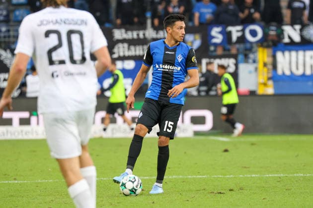 Claudio Kammerknecht, SV Waldhof Mannheim, 15th round of the 3rd Division, Matchday 7, SV Waldhof Mannheim vs. SC Preußen Münster on September 20, 2026, at Carl Benz Stadium in Mannheim, Germany, 2026, Franz Reindel, Mannheim, Carl Benz Stadium, Germany Copyright: xFranzxReindelx