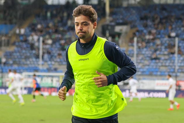 Masca SV Waldhof Mannheim, 11 during warm-ups; Soccer 3rd Division, Matchday 7, SV Waldhof Mannheim vs. SC Preußen Münster on September 20, 2026, at Carl Benz Stadium in Mannheim, Germany; 2026; Franz Reindel; Mannheim; Carl Benz Stadium; Germany Copyright: xFranzxReindelx