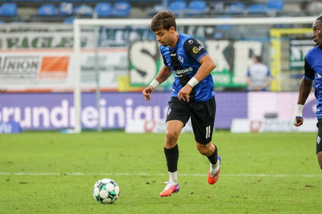 Masca SV Waldhof Mannheim, 11 Soccer 3rd Division, Matchday 7, SV Waldhof Mannheim vs. SC Preußen Münster on September 20, 2026, at Carl Benz Stadium in Mannheim, Germany 2026 Franz Reindel Mannheim Carl Benz Stadium Germany Copyright: xFranzxReindelx