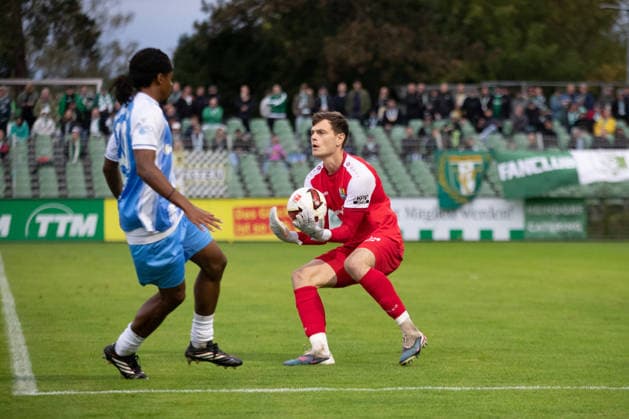 Soccer, Northeast Regional League: BSG Chemie Leipzig vs. Chemnitzer FC, September 20, 2026; Goalkeeper David Richter 1; Chemnitzer FC Soccer, Northeast Regional League, 2026–2027 Season, Matchday 10: BSG Chemie Leipzig vs. Chemnitzer FC on September 20, 2026, at Alfred Kunze Sportpark, Leipzig-Leutzsch Copyright: xBEAUTIFULxSPORTS JanxKaeferx