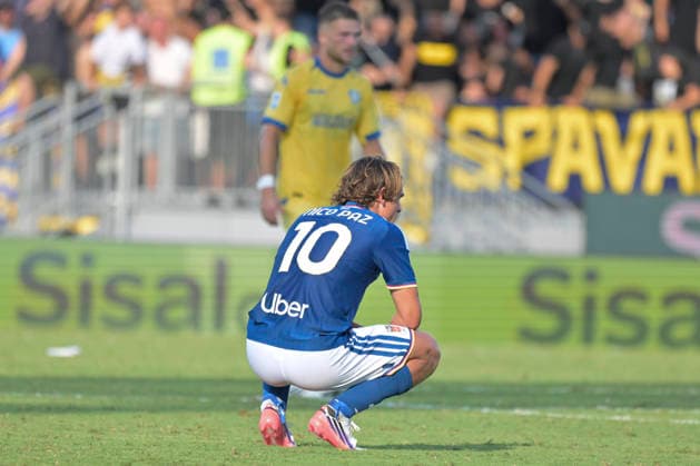 2026 Serie A Enilive Football Match Frosinone v Como Sep 20 20 Sep 2026; Benito Stirpe Stadium, Frosinone, Italy; Serie A Enilive Football Match; Frosinone versus Como; Nico Paz of Como shows his disappointment Frosinone Lazio Italy Copyright: xRobertoxRamacciax