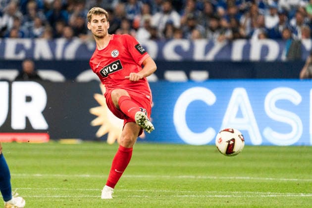 Germany 1 Bundesliga 2026–2027, Matchday 4: FC Schalke 04 vs. SV Elversberg, September 20, 2026, Veltins Arena, Gelsenkirchen, North Rhine-Westphalia; Maximilian Rohr (Elversberg), 31 Copyright: xCelinaxLeiersx