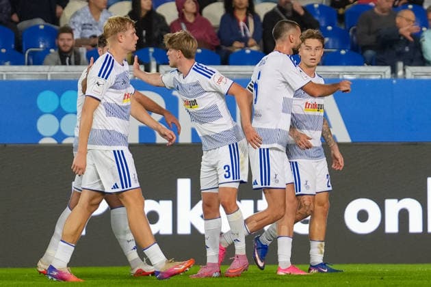 Germany Soccer 3rd Division 2026–2027, Matchday 7: SV Wehen Wiesbaden vs. MSV Duisburg at Brita Arena, Wiesbaden. Celebration of the 0–1 goal by Dominik Kother (MSV), 11 Copyright: xTobiasxWentzellx
