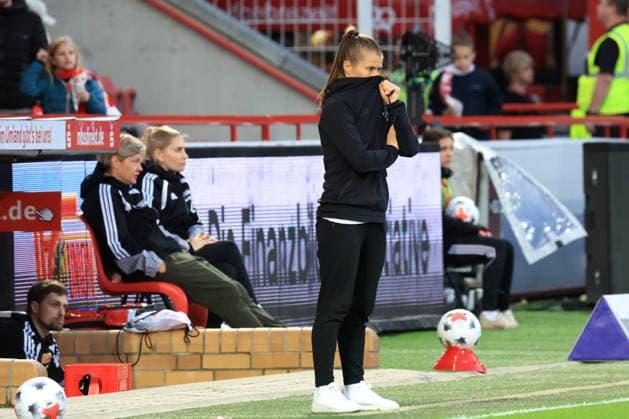 September 20, 2026, GER Germany, Soccer, Bundesliga 1, Women, 2026–2027, Alte Foersterei, 1. FC Union vs. RB Leipzig Head Coach Marie Louise Eta 1. FC Union Berlin 1st Division DFB DFL regulations prohibit any use of photographs as image sequences and or quasi-video nordphoto GmbH Engler Berlin Stadium Alte Foersterei Berlin Germany Copyright: xNordphotox xEnglerx