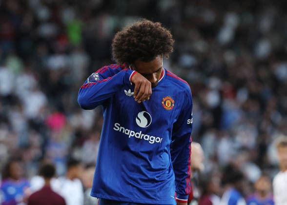 20th September 2026; Craven Cottage, London, England; Premier League Football, Fulham versus Manchester United, ManU Joshua Zirkzee of Manchester United after the match JohnxPatrickxFletcher