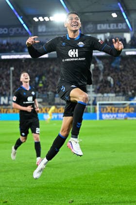 Paderborn, Home Deluxe Arena, September 26, 2020, GER, Men s, 1st Bundesliga, 2026–2027 season, SC Paderborn 07 vs. TSG 1899 Hoffenheim. Image: DFL regulations prohibit any use of photographs as image sequences and or quasi-video. North Rhine-Westphalia, Germany