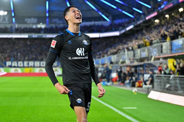 Paderborn, Home Deluxe Arena, September 26, 2020, GER, Men s, 1st Bundesliga, 2026–2027 season, SC Paderborn 07 vs. TSG 1899 Hoffenheim. Image: DFL regulations prohibit any use of photographs as image sequences and or quasi-video. North Rhine-Westphalia, Germany