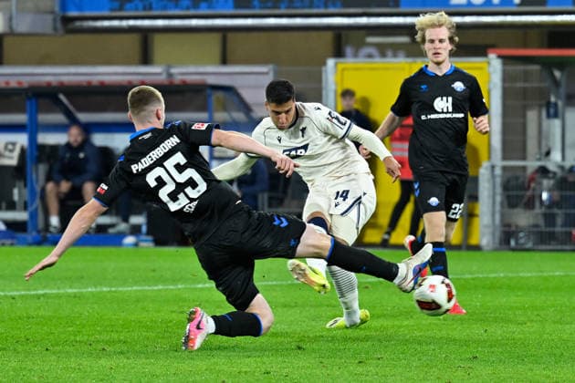 Paderborn, Home Deluxe Arena, September 26, 2020, GER, Men s, 1st Bundesliga, 2026–2027 season, SC Paderborn 07 vs. TSG 1899 Hoffenheim. Image: DFL regulations prohibit any use of photographs as image sequences and or quasi-video. North Rhine-Westphalia, Germany