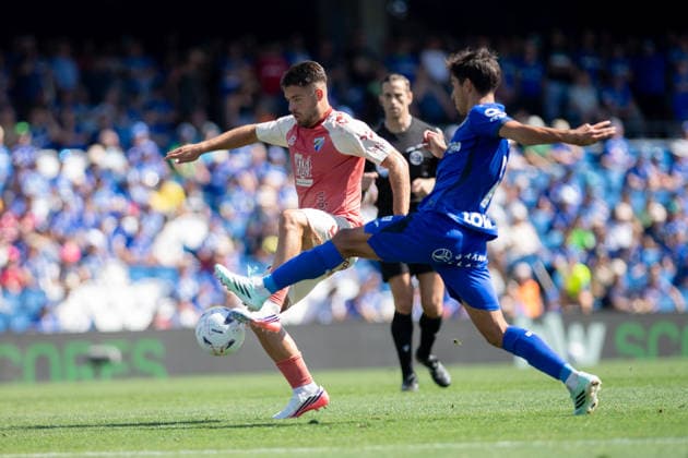 ESP LaLiga EA Sports Getafe CF vs. Málaga Daniel Lorenzo of Málaga during the LaLiga EA Sports match between Getafe CF and Málaga played at Coliseum Stadium in Getafe on September 20, 2026, in Spain Getafe Spain Soccer Copyright: xAgenciaxLOFx