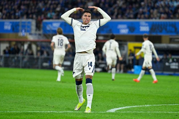 Paderborn, Home Deluxe Arena, September 26, 2020, GER, Men s, 1st Bundesliga, 2026–2027 Season, SC Paderborn 07 vs. TSG 1899 Hoffenheim. Image: DFL regulations prohibit any use of photographs as image sequences and or quasi-video. North Rhine-Westphalia, Germany