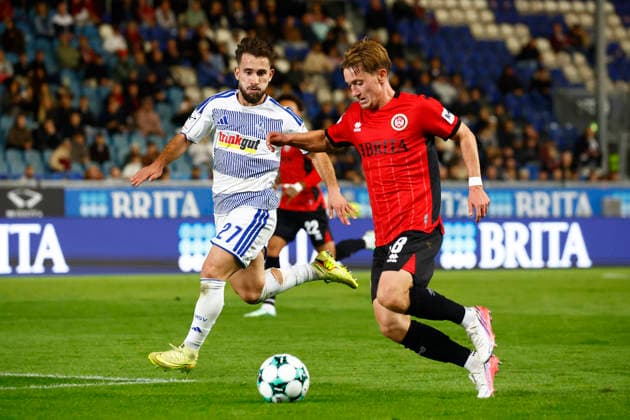 September 20, 2026, xavx, Soccer 3rd Division, SV Wehen Wiesbaden vs. MSV Duisburg, Can Coskun (MSV Duisburg), Fabian Greilinger (SV Wehen Wiesbaden), Wiesbaden