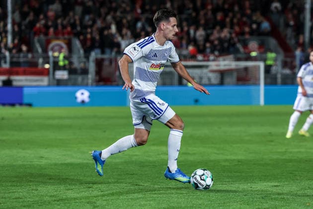 Sports, Soccer, 3rd Division, 2026–2027 Season, Matchday 7: SV Wehen Wiesbaden vs. MSV Duisburg, September 20, 2026, BRITA Arena, Conor Noß (MSV Duisburg), 14, Wiesbaden, BRITA Arena, Hesse, Germany