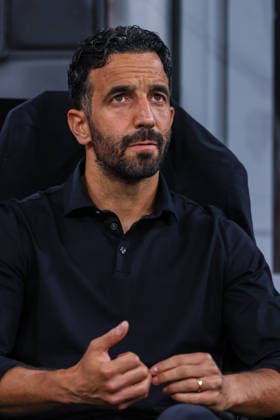 Ruben Amorim Head Coach of AC Milan looks on during Serie A Enilive 2026 27 football match between AC Milan and US Lecce. Italy Copyright: xBEAUTIFULxSPORTS Carabellix