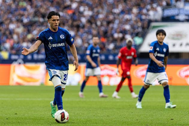 1 Bundesliga FC Schalke 04 SV Elversberg September 20, 2026 Soufiane El Faouzi FC Schalke 04, 23 1 German Bundesliga Matchday 4 FC Schalke 04 SV Elversberg Veltins Arena, Gelsenkirchen, September 20, 2026 DFL regulations prohibit any use of photographs as image sequences and or quasi-video Copyright: xBEAUTIFULxSPORTS Buriakovx