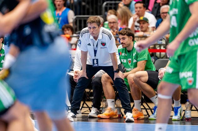 Düsseldorf, September 20, 2026, Handball, Men s, Opel Bundesliga, Matchday 5, 2026–2027 Bergische HC vs. Füchse Berlin, Nicolej Krickau, head coach during the game