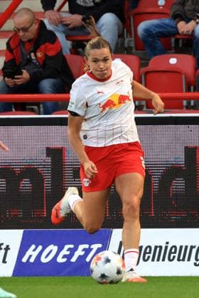 September 20, 2026, GER Germany, Soccer, 1st Bundesliga, Women, 2026–2027, Alte Foersterei, 1. FC Union vs. RB Leipzig, Alieke Tuin, RB Leipzig, September 22, 1st League. DFB and DFL regulations prohibit any use of photographs as image sequences and or quasi-video. nordphoto GmbH, Engler, Berlin, Alte Foersterei Stadium, Berlin, Germany Copyright: xNordphotox xEnglerx