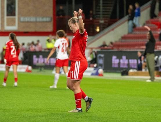 Soccer, Women s, 2026–2027 Season, Google Pixel Women s Bundesliga Matchday 5, 1. FC Union Berlin 2–3 RB Leipzig, Dina Orschmann 1 (Women s 1. FC Union), Celebrations after the final whistle, September 20, 2026, Copyright: xMatthiasxKochx