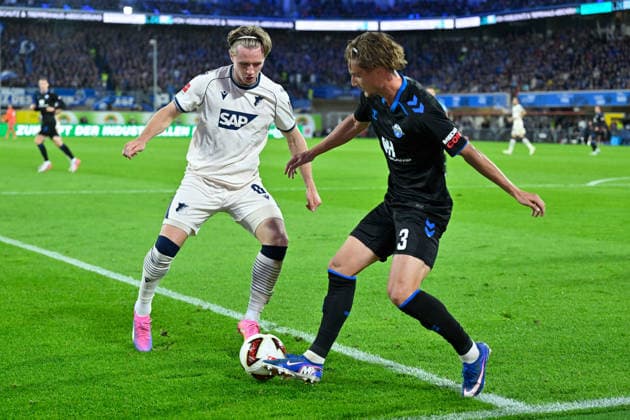 Paderborn, Home Deluxe Arena, September 26, 2020, GER, Men s, 1st Bundesliga, 2026–2027 season, SC Paderborn 07 vs. TSG 1899 Hoffenheim. Image: DFL regulations prohibit any use of photographs as image sequences and or quasi-video. North Rhine-Westphalia, Germany