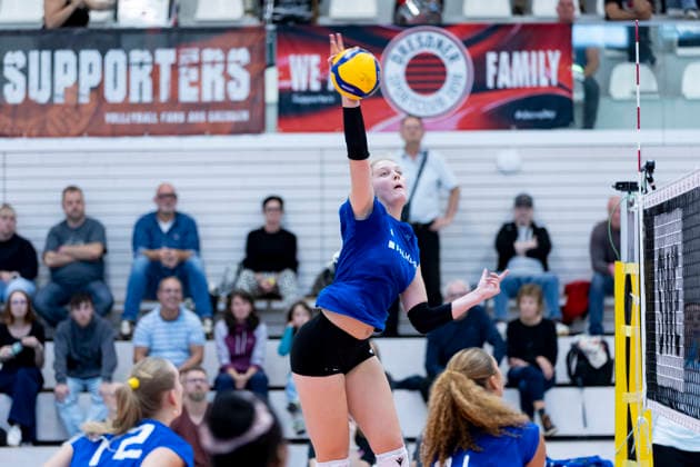 FUNKE Volley Cup Schwarz Weiss Erfurt vs. SSC Palmberg Schwerin, Erfurt, September 20, 2026, Livia König 25, SSC Palmberg Schwerin, FUNKE Volley Cup Schwarz Weiss Erfurt vs. SSC Palmberg Schwerin, Riethsporthalle, Erfurt, September 20, 2026 Copyright: xBEAUTIFULxSPORTS Duehringx