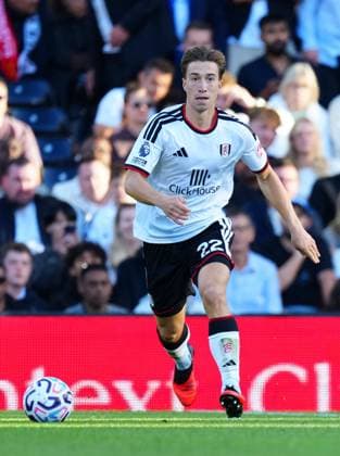 David Affengruber of Fulham Fulham v Manchester United, ManU Premier League, Football, Craven Cottage, London, UK - 20 Sep 2026London Craven Cottage United Kingdom EDITORIAL USE ONLY No use with unauthorised audio, video, data, fixture lists, club league logos or live services. Online in-match use limited to 120 images, no video emulation. No use in betting, games or single club league player publications. Copyright: xJavierxGarcia Shutterstockx 17160117fg