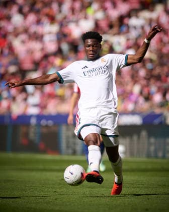 ATLETICO DE MADRID v REAL MADRID. LA LIGA 2026 2027. ROUND 7. Real Madrid CF™s Aurelien Tchouameni during La Liga match. September 20 ,2026. (ALTERPHOTOS Ropero) MadridSpain  Copyright: xRoperox