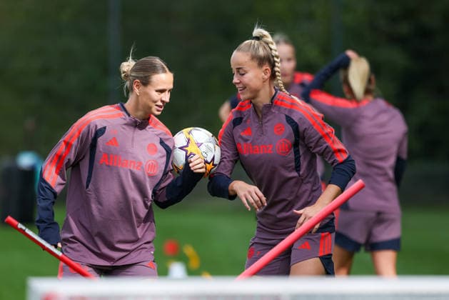 Football, Women, Champions League, FC Bayern Munich, Training