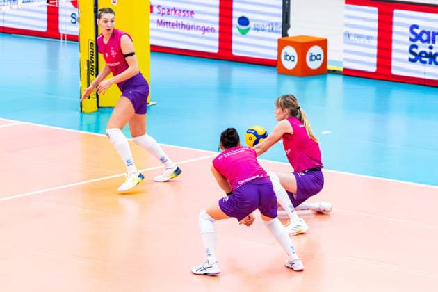 September 20, 2026, GER, Volleyball, Women, Funke Volley Cup, Season 26–27, Day 3 of the tournament, Dresdner SC (Dresdner Sportclub 1898) vs. KS DevelopRes Rzeszów (Julita Piasecka) at the 99089 Erfurt Sports Hall, Rieths Sports Complex, Thuringia, Germany