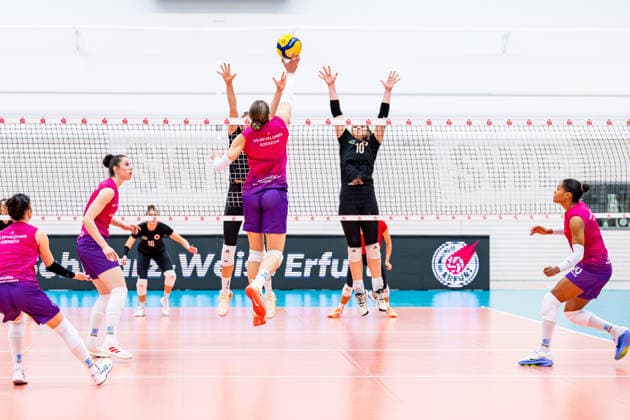 September 20, 2026, GER, Volleyball, Women, Funke Volley Cup, Season 26–27, Day 3 of the tournament, Dresdner SC (Dresden Sports Club 1898) vs. KS DevelopRes Rzeszow, Laura Jansen (KS DevelopRes Rzeszow), 99089 Erfurt, Rieths Sports Complex, Thuringia, Germany