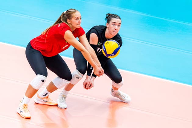 September 20, 2026, GER, Volleyball, Women, Funke Volley Cup, Season 26–27, Day 3 of the tournament, Dresdner SC Dresdner Sportclub 1898 KS DevelopRes Rzeszow Patricia Nestler Dresdner Sportclub 1898 Dresdner SC, Rylen Claire Reid Dresdner Sportclub 1898 Dresdner SC 99089 Erfurt, Rieths Sports Complex, Thuringia, Germany