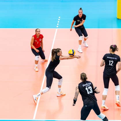 September 20, 2026, GER, Volleyball, Women, Funke Volley Cup, Season 26–27, Day 3 of the tournament, Dresdner SC (Dresdner Sportclub 1898) vs. KS DevelopRes Rzeszów, Sarah Straube, Dresdner Sportclub 1898, Dresdner SC, 99089 Erfurt, Rieths Sports Complex, Thuringia, Germany