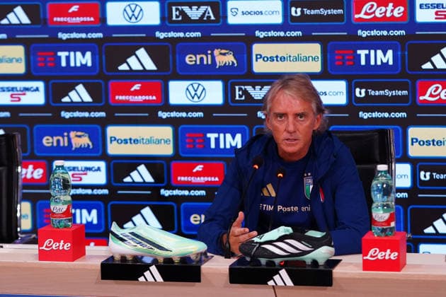 The head coach Roberto Mancini gestures during the Italia team press conference, PK, Pressekonferenz at federal technical center of Coverciano in Florence, Italy - September 21, 2026. - Soccer  Copyright: xSaraxEsposito LaxPressex