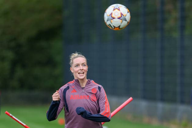Alara Sehitler, FC Bayern Munich, 14, GER, FC Bayern Munich Women s Final Training Session, Soccer, UEFA Women s Champions League, 2026–2027 Season, September 21, 2026, GER, FC Bayern Munich Women s Final Training Session, Soccer, UEFA Women s Champions League, 2026–2027 Season, September 21, 2026, Munich Copyright: xEibner-Pressefoto JennixMaulx EP_JML