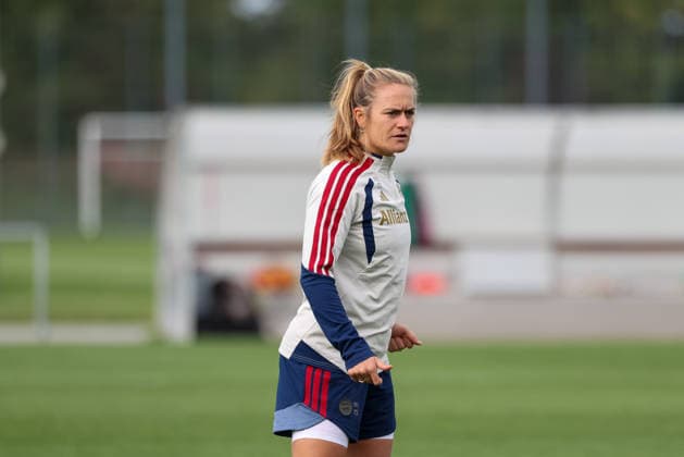 Clara Schoene, FC Bayern Munich, Assistant Coach, GER, FC Bayern Munich Women s Final Training Session, Soccer, UEFA Women s Champions League, 2026–2027 Season, September 21, 2026, GER, FC Bayern Munich Women s Final Training Session, Soccer, UEFA Women s Champions League, 2026–2027 Season, September 21, 2026, Munich Copyright: xEibner-Pressefoto JennixMaulx EP_JML