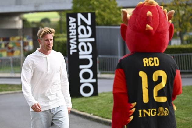 Italy v Belgium - UEFA Nations League 2026 Media Activities 21 09 2026 TUBIZE, BELGIUM - SEPTEMBER 21 : De Bruyne Kevin forward of Belgium arriving at the training grounds of the Royal Belgian Football Association ahead of the UEFA Nations League tournament league phase matchday 1 group A1 match between Italy on September 21, 2026 in Tubize, Belgium, 21 09 2026 Tubize Belgium  Copyright: xVincentxKalutx