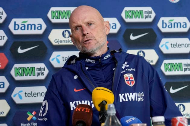 Football, Norway national team, press conference